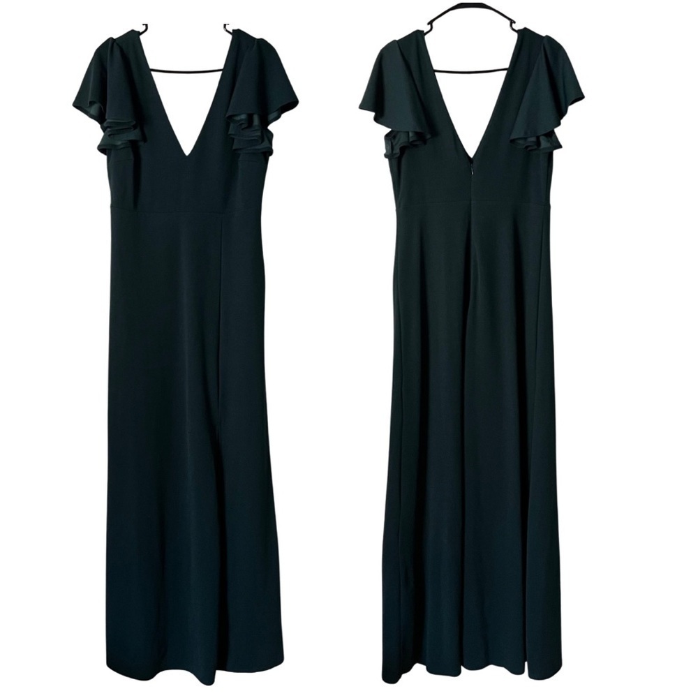 Birdy Grey Emerald Hannah Maxi Bridesmaid Wedding Empire Waist Dress, Large - Picture 2 of 11